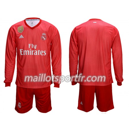 Maillot de Foot Real Madrid Enfant Troisieme 2018/19 ML